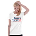 thumbnail image 4 of Donald Trump Election Campaign 2024 Womens Fitted Plus Size Graphic Tee Brisco Brands 2X, 4 of 5