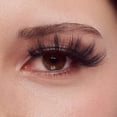 thumbnail image 2 of (6 pack) Kiss Lash Couture 16mm Matte Black Faux Mink False Eyelashes, Matte Velvet, Strip Lashes, Black, 1 Pair, 2 of 11