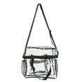 thumbnail image 5 of Vitdipy Large Capacity Transparent Handbag,  PVC Clear Tote Bag for Travel, Shopping, 12inch, 5 of 7