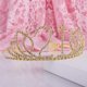 thumbnail image 2 of Tiara de cumpleaños con corona con peine para el pelo, diamantes de imitación de cristal, regalo de cumpleaños, años para mujeres (dorado), 2 of 3