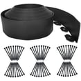 thumbnail image 1 of Garden Edging Borders FT Lawn Edging Kit [Extra Tall IN ] with Spikes Landscape Edging Flexible Garden Borders Mini Plastic Fence for Flowerbeds Grass Yard-, 1 of 7
