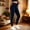 Dark Blue, variant on BVnarty Women's High Rise Full Length Textured Skinny Leggings Triple Button Wide Waistband Slim Fit for Pilates Class Khaki XL