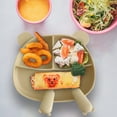 thumbnail image 2 of Tableware Suction Cup Food Bowl Silicone Eating Training Plate for Kids Non- Suction Bowl for Easy Use and Clean-Up for Mealtime and Snack, 2 of 8