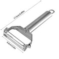 thumbnail image 3 of Angeer Stainless Steel Julienne Peeler, Double-Sided Vegetable And Fruit Cutter With Sharp Blades For Effortless Peeling Of Potatoes Carrots Zucchini Sweet Potatoes And Other, 3 of 7