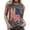 Grey, variant on Womens Tanks Patriotic Star Print Sleeveless USA Flag Tank Top America 250 Shirts Black XXL