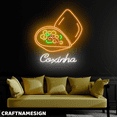 thumbnail image 3 of Craftnamesign Coxinha Neon Light, Brazilian Food Wall Sign, Restaurant Wall Decor, 3 of 5