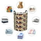 thumbnail image 4 of Fotbe Fashion Hippie Girl Cesto de Ropa con Asas, Cesto Impermeable de Gran Capacidad, Bolsa de Lavado para Dormitorio, Cesto de Ropa con Ruedas y Asas-Small, 4 of 6