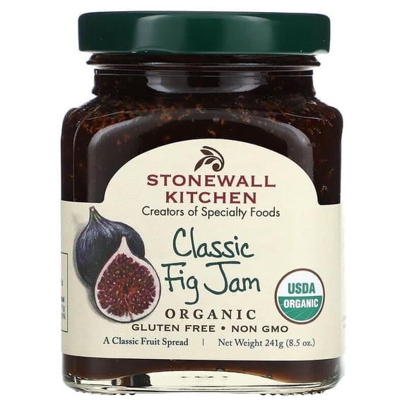 Stonewall Kitchen, Organic Classic Fig Jam, 8.5 oz