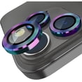 thumbnail image 1 of LAICAIW [Amélioré] Compatible avec iPhone 14 Pro/iPhone 14 Pro Max Protecteur d'Objectif de Caméra, Protection d'Écran en Verre Trempé HD Anti-Rayures, Anneau Individuel en Métal 2022, Coloré, 1 of 7