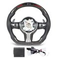 thumbnail image 1 of Carbon Fiber Steering Wheel,Performance LED Display Shift Shift Light Steering Wheel LED Steering Wheel Future-Proof Design, 1 of 8