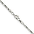 thumbnail image 3 of Chisel Stainless Steel 3.5mm Wheat 22in Chain Necklace, 3 of 4