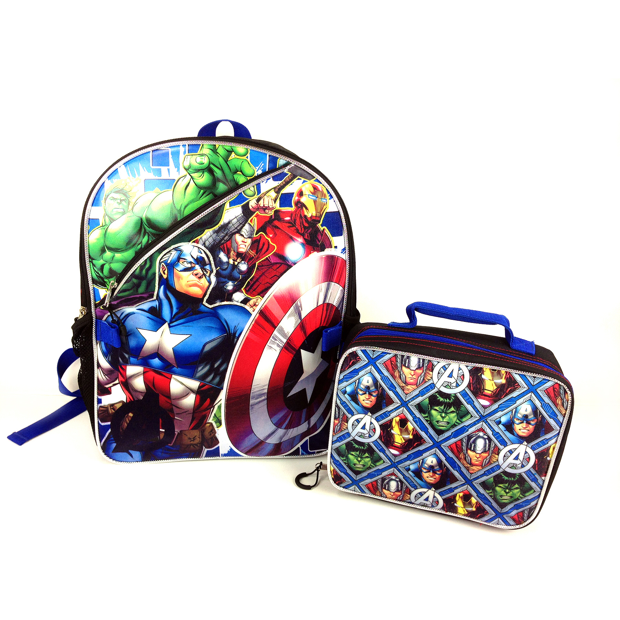 Marvel Avengers 16" Backpacks with Lunch Kit - image 2 of 3