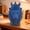 Blue, variant on Creative 3D Printed Crowned Lion Pencil Holder - Unique Desktop Organizer for Office Decor