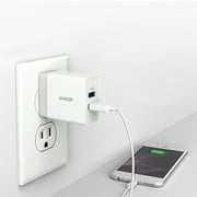 Anker 24W Dual USB-A Wall Charger (2-Port) Fast Charger