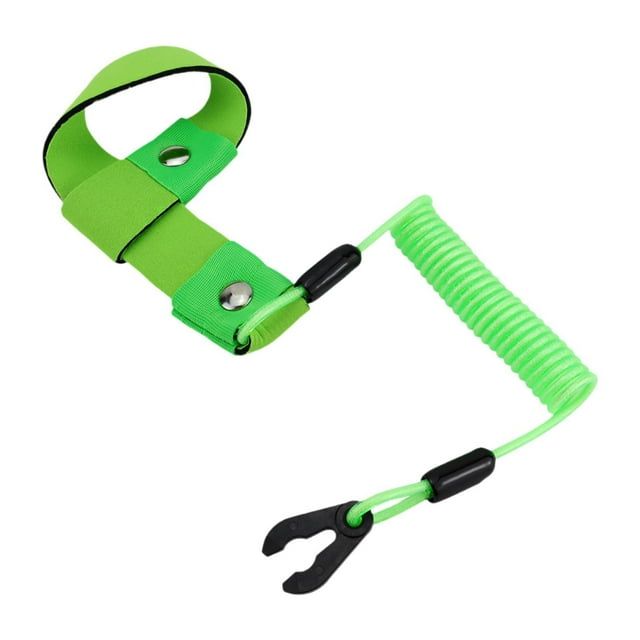 Correa de muñeca para interruptor de parada de emergencia de barco, accesorios para lanchas motoras, interruptor de parada de emergencia Verde