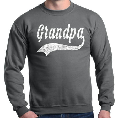 - Shop4Ever Men's Grandpa Classic Baseball Father's Day Crewneck Sweatshirt