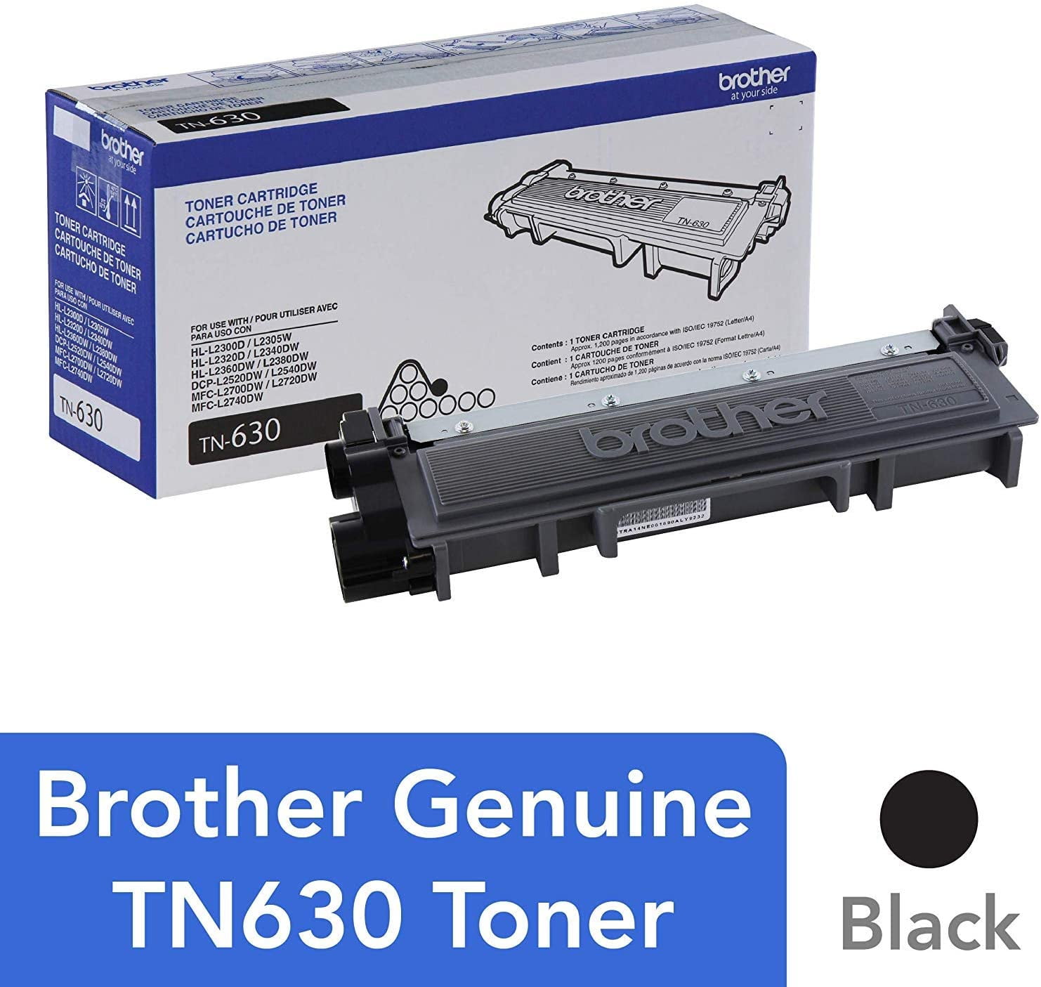 Brother TN630 Standard Yield Black Toner | Walmart Canada