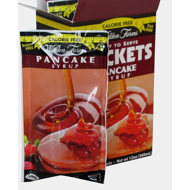 Walden Farms Ready To Serve Pancake Syrup Packets Maple 24 oz (2