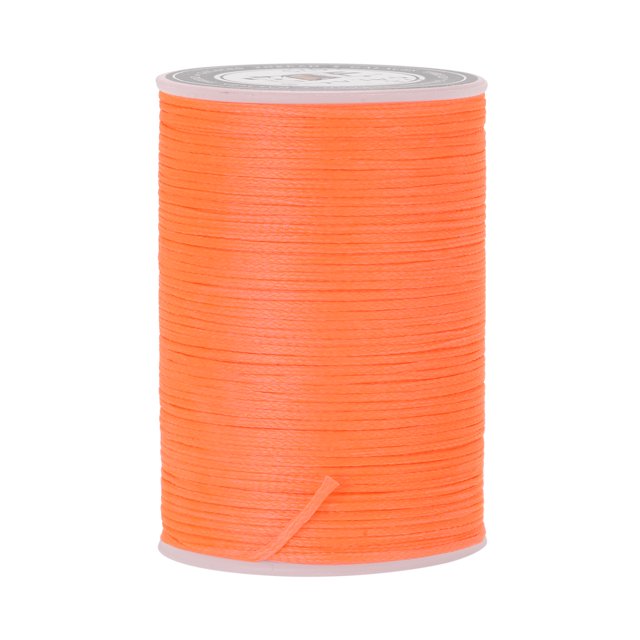 Unique Bargains Coral Polyester Waxed Leather Sewing Thread, 98 Yards