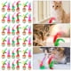 thumbnail image 4 of Pelota Juguete Colores Arcoíris Con Plumas para Gatos 36 Uds., 4 of 9