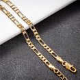thumbnail image 4 of Initial Ankle Bracelets for Women Men, 18K Gold Silver Figaro Cuban Link Anklet Bracelet for Women Teen Girls, Custom Name Gold Anklet with Initials l, 4 of 4