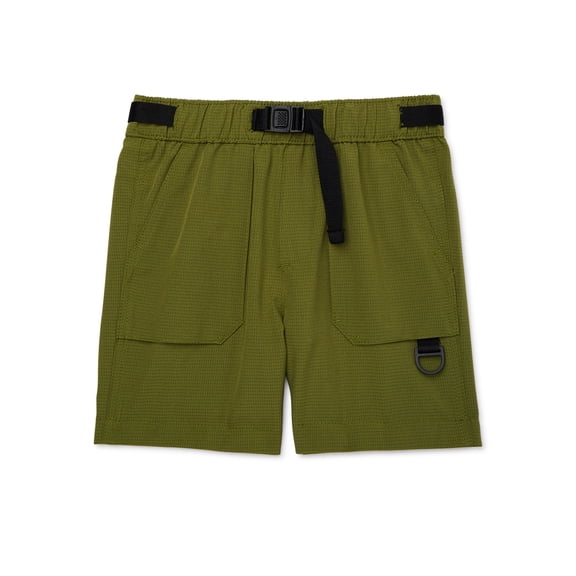 Wonder Nation Boys Buckle Shorts, Sizes 4-18 & Husky