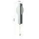 thumbnail image 3 of Aplique de pared metálico con cable, moderno aplique LED cálido, aplique dorado para interiores, ideal para salón, dormitorio, baño, pasillo, entrada, escaleras, mesilla de noche, estilo moderno., 3 of 6