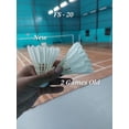 thumbnail image 3 of UDKI FS - 20 Feather Shuttlecock Speed 78 , Extended Durability | White , Pack Of 12, 3 of 5