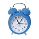 thumbnail image 4 of Reloj despertador analógico antiguo, silencioso, con alarma fuerte y luz de fondo para adolescentes. Azul, 4 of 9