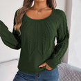 thumbnail image 5 of Chandail-Over Uni pour Femmes Manches Longues Décontracté Tricoté Doux Confortable Hiver Chaud Col Roulé, 5 of 5