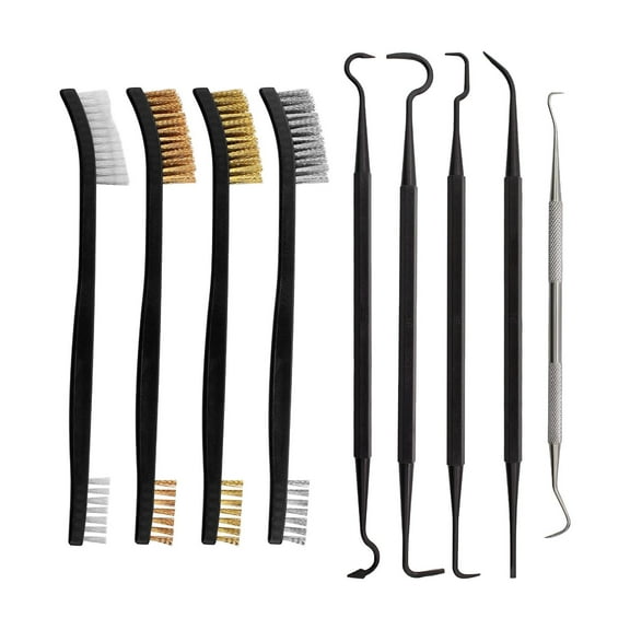 Ysyqkn Car Detailing Cleaning Tool ,Hooks and Brush Set ,Double Headed Maintenance Tool