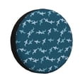 thumbnail image 1 of Fotbe Cute Shark Funda de Llanta de Repuesto con Estampado, Engrosada, Ajuste Universal para Jeep, Remolque, RV, SUV, Camión-15 inch, 1 of 6