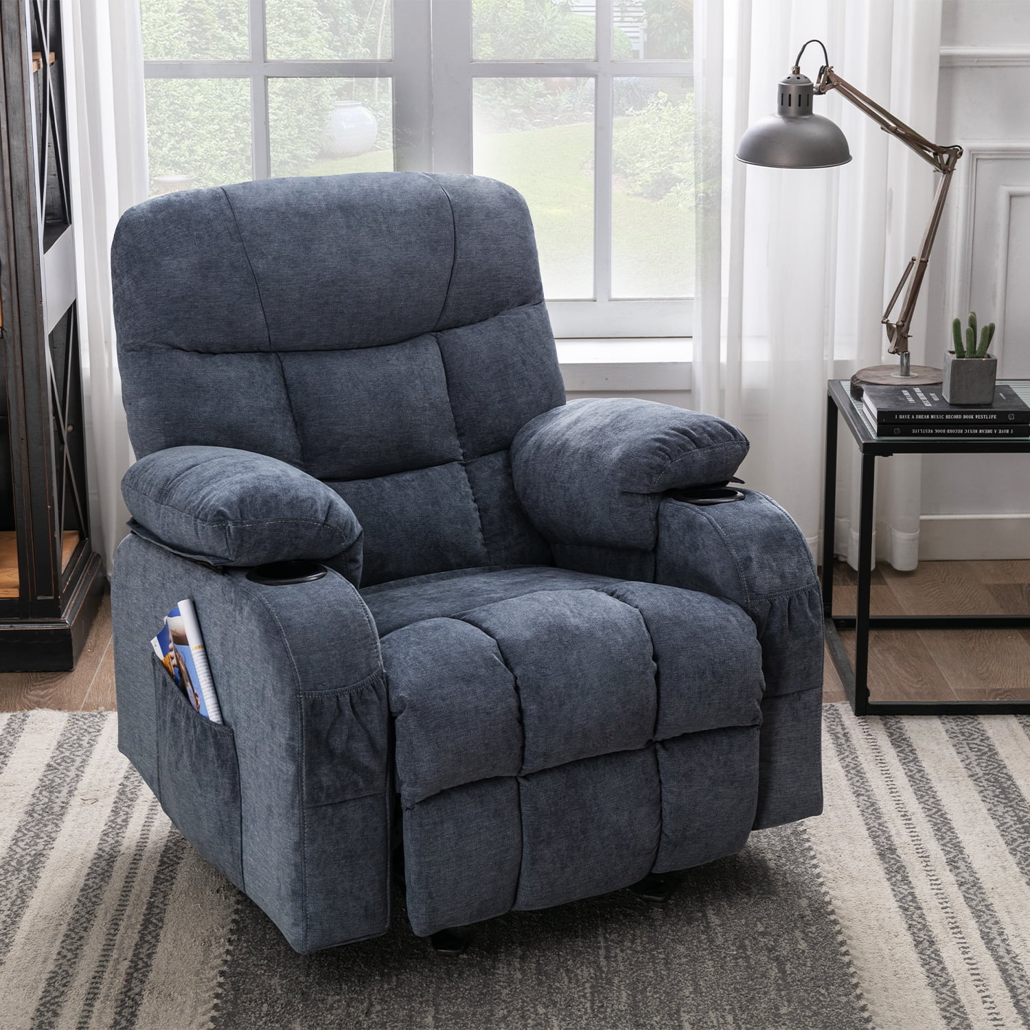 Bosmiller Massage Rocker Recliner Chair with Vibration Massage and Heat