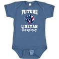 thumbnail image 3 of Inktastic Future Lineman Like Daddy Boys Baby Bodysuit, 3 of 5