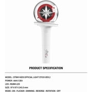 Stray Kids Lightstick Ver 2 SKZ Concert Fan SKZ Support Stick with Keychain