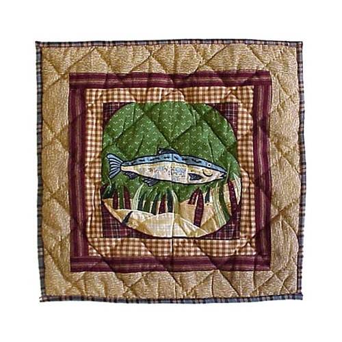 Gone Fishing Toss Pillow