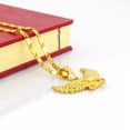 thumbnail image 7 of GKNET Golden Eagle 24K Gold Plated Pendant 50CM/60CM Necklace Chains Fashion Jewelry, 7 of 7