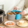 thumbnail image 3 of Ludlz 2Pcs Slow Cooker Liner Easy to Clean Reusable Food Grade Silicone Slow Cooker Divider for Household Kitchen, 3 of 7