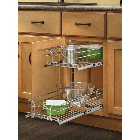 Rev A Shelf 5wb2 0918 Cr Base Cabinet Pullout 2 Tier Wire Basket Rev A Shelf 5wb2 0918 Cr Base Cabinet Pullout 2 Tier Wire