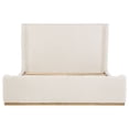 thumbnail image 4 of Nala Upholstered Eastern King Sleigh Bed Cream, 4 of 9