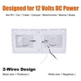 thumbnail image 5 of Facon 12V RV Reading Light with USB Charger(5V 2.4A), RV Interior Reading Light Wall Sconce,  With On&Off Switch For RV Motorhomes Camper Caravan Trailer Boat Car, 5 of 10