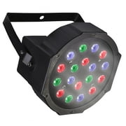 SKP Pro Light LEDX F1 - Tacho Par Led DJ Lights Ultra Thin 18 LEDs 1W 6 Channels