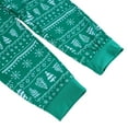 thumbnail image 7 of Christmas Pajamas Set Couple Pajamas Matching Christmas Pjs Long Sleeve Green, 7 of 7