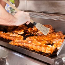 GOOHOCHY  8 Pcs Basting Barbecue Grill Brush Kit Kitchen Oil