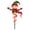 A006- F, variant on Glowing Angel Christmas Tree Topper, Warm White LED Gold White Wire Mesh, Outdoor Christmas Yard Decor for Front Yard Garden