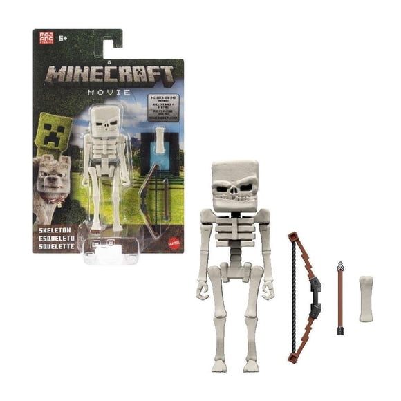Figura de Acción MATTEL Minecraft Skeleton de 4 pulgadas