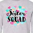 thumbnail image 4 of Inktastic Sister Squad hearts Long Sleeve Youth T-Shirt, 4 of 5