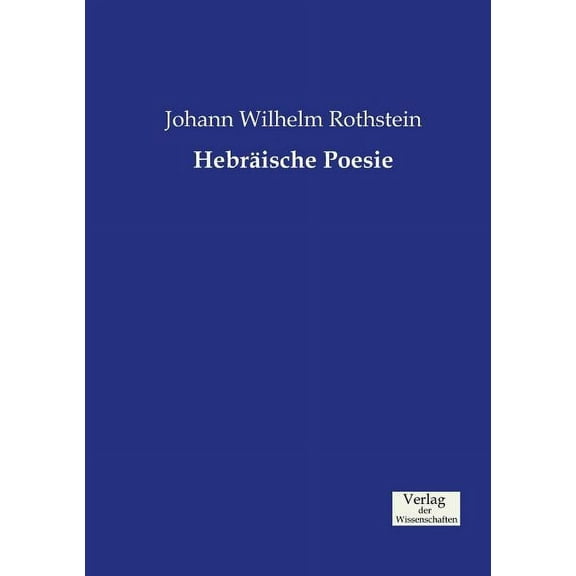Hebräische Poesie, (Paperback)