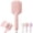 Pink, variant on Portable Dual-Use Hair Trimming Comb, Split Ends Razor Comb with Dual-Sided Cutting and Thinning Blades for Bangs, Layered Hair and Home Styling