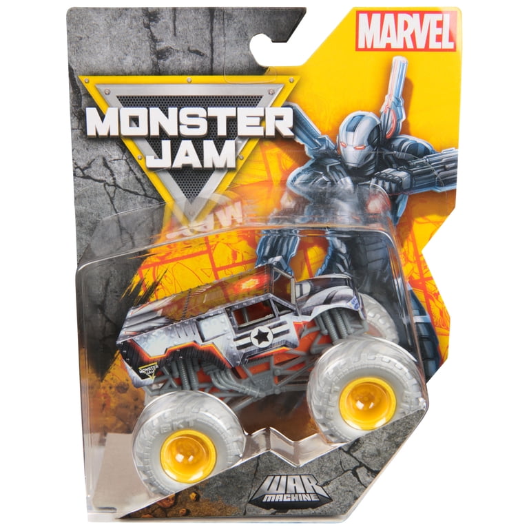 Monster Jam, Marvel Official War Machine Monster Truck, Die-Cast